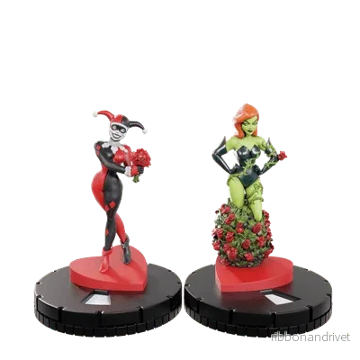 DC HeroClix Iconix: Harley Quinn Roses for Red Figurset - Bild 2