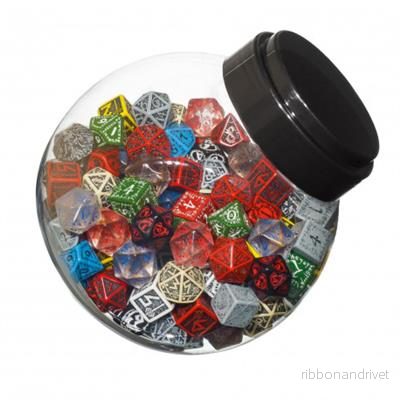 Tärningsburk med D6, D10, D20 (150)