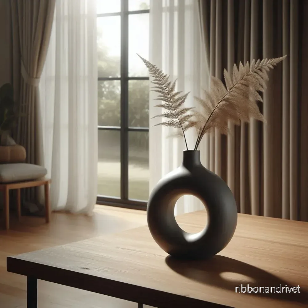 Minimalistisk nordisk donutvas för hemmet