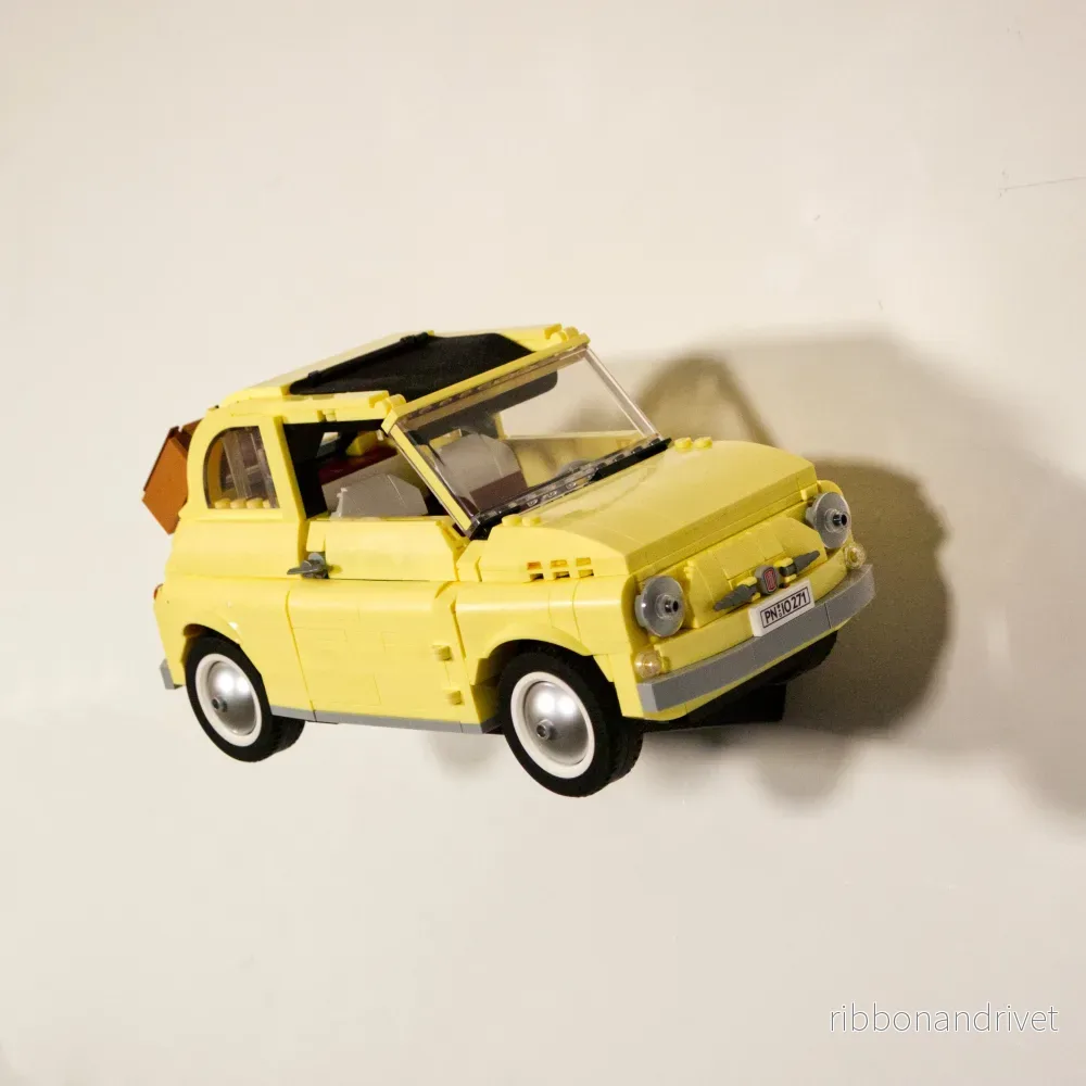 Väggfäste för LEGO Creator Expert Fiat 500
