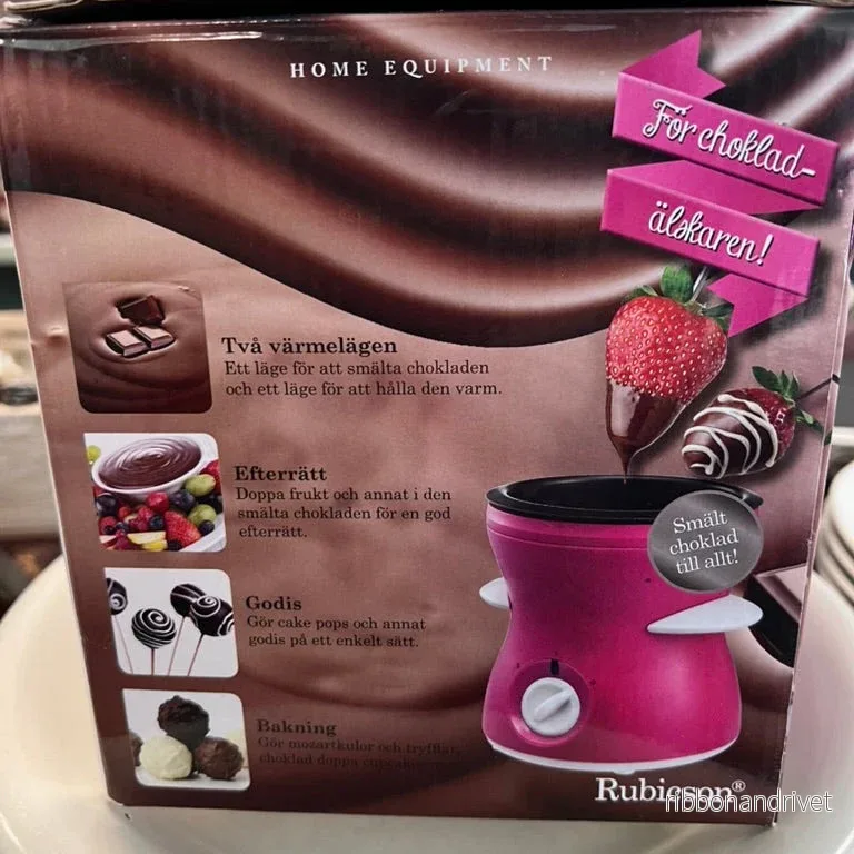 Chokladfondueset för ljuvlig dessertbuffé - Bild 2