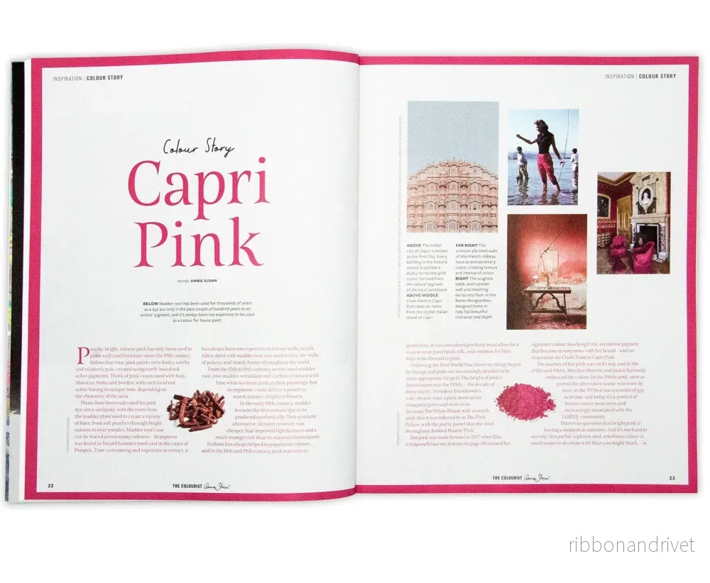 Magasin: The Colourist nr 6 med fokus på rosa - Bild 3