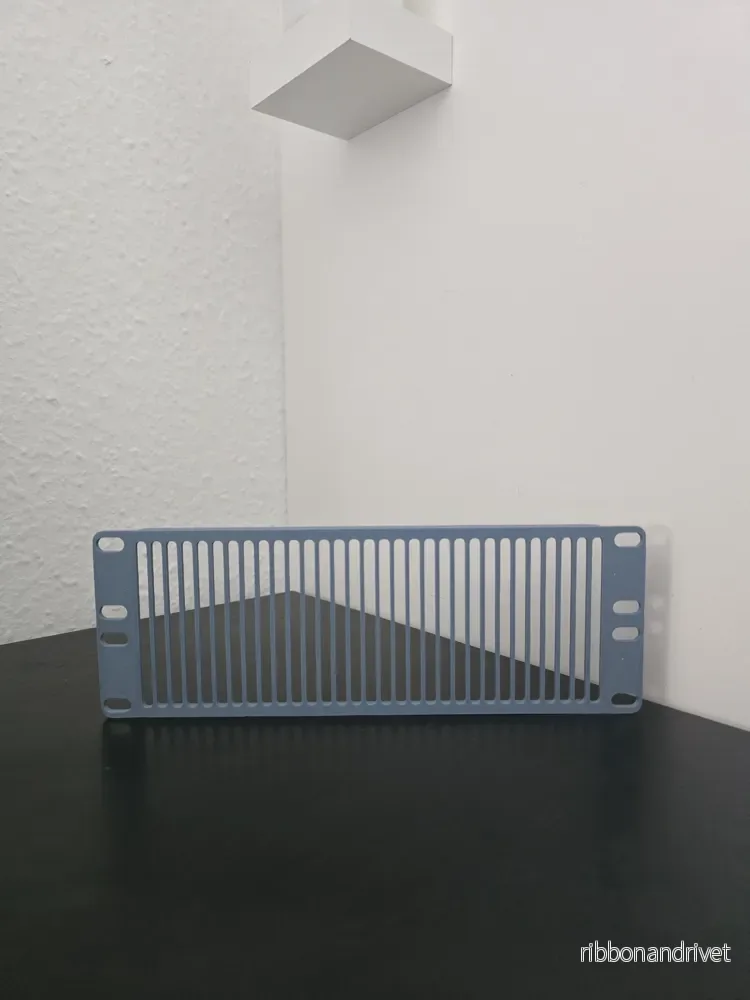 10-tums 2U Blindpanel för Rackskåp - Bild 2