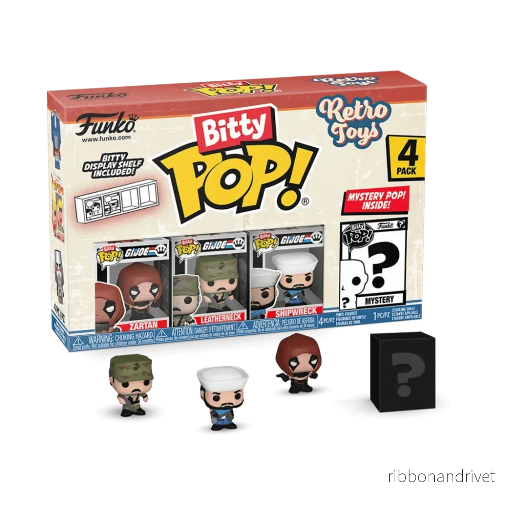 Funko Bitty POP Retro Toys – GI Joe 4PK Funko Bitty POP Retro Toys – GI Joe 4PK