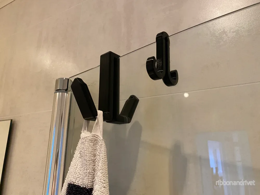 Handduksskrok för duschvägg och -dörr - Bild 2