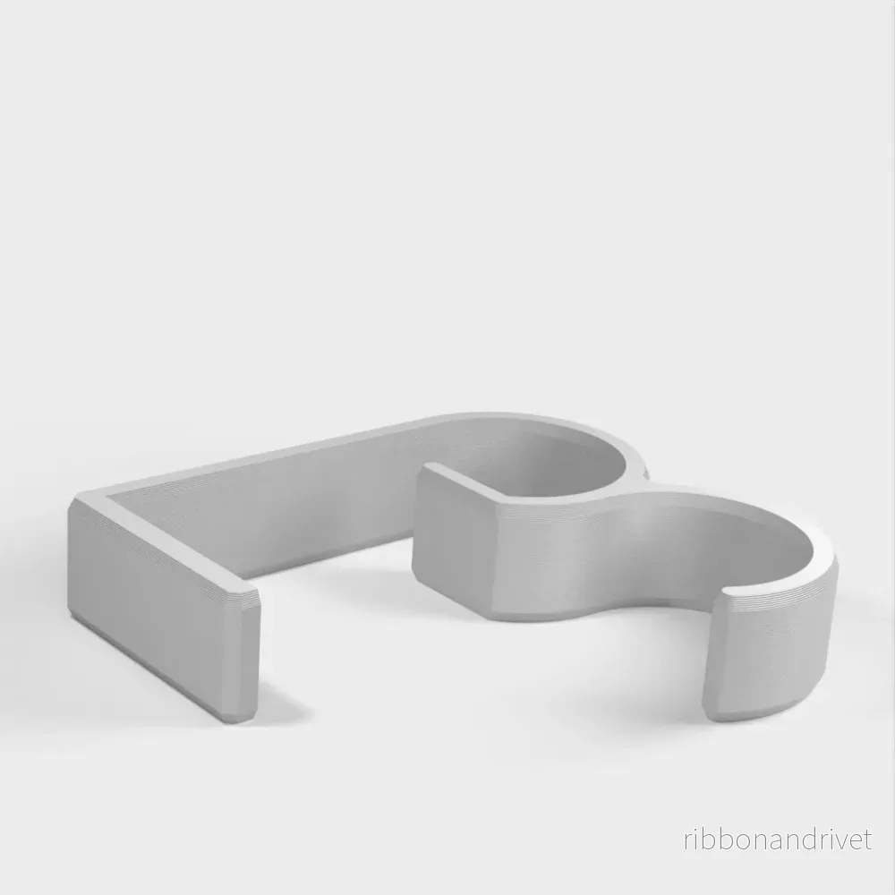 Skrivbordskabelhantering Klämma för 50 mm bordsskivor - Kompatibel med Ikea - Bild 3