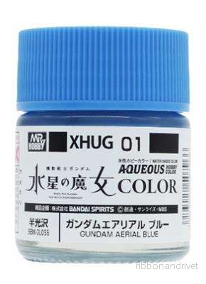 Mr. Hobby AQUEOUS GUNDAM COLOR (10 ml) GUNDAM AERIAL BLUE Mr. Hobby AQUEOUS GUNDAM COLOR (10 ml) GUNDAM AERIAL BLUE