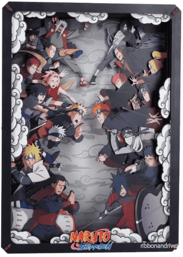 Naruto – Wooden Theatre Large (26,3 cm) – Combat Naruto – Wooden Theatre Large (26,3 cm) – Combat