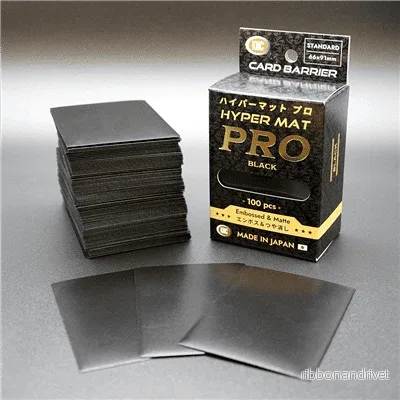 KMC Standard Sleeves - Hyper MAT PRO Svart (100 Sleeves)