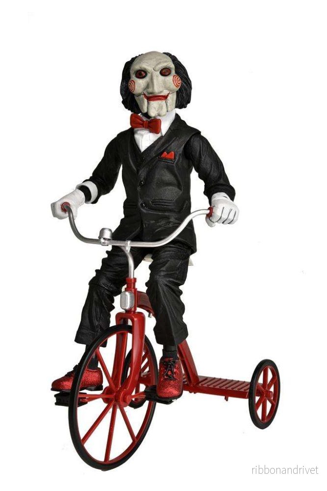 Saw - 12" actionfigur - Billy med ljud på trehjuling