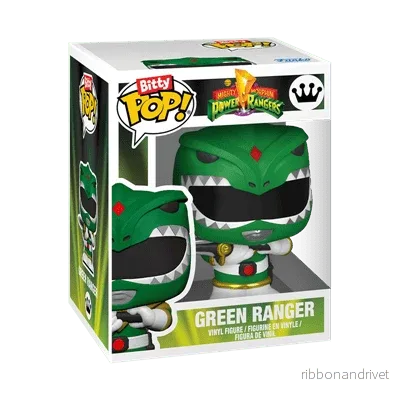 Funko POP Bitty Bots: PR- Dragon Zord w/GR Ranger Funko POP Bitty Bots: PR- Dragon Zord w/GR Ranger