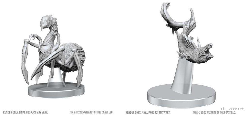 D&D Nolzur's Marvelous Miniatures: Neogi & Space Eel