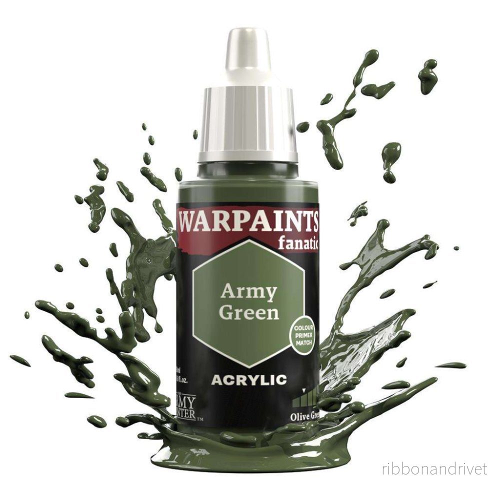 The Army Painter – Warpaints Fanatic: Army Green The Army Painter – Warpaints Fanatic: Army Green