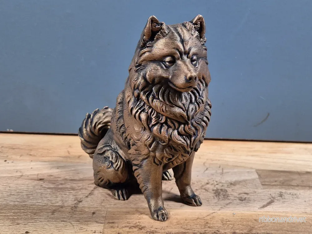 Samojedhund – Hundfigur Samojedhund – Hundfigur