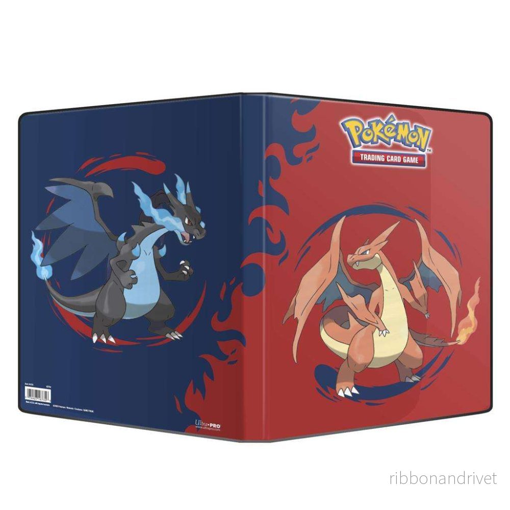 UP – Mega Charizard X och Mega Charizard Y 9-Pocket Portfolio för Pokémon Trading Card Game UP – Mega Charizard X och Mega Charizard Y 9-Pocket Portfolio för Pokémon Trading Card Game