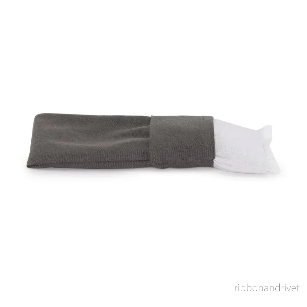 Calm Organic Cotton Eye Pillow - Dark Grey - Bild 3