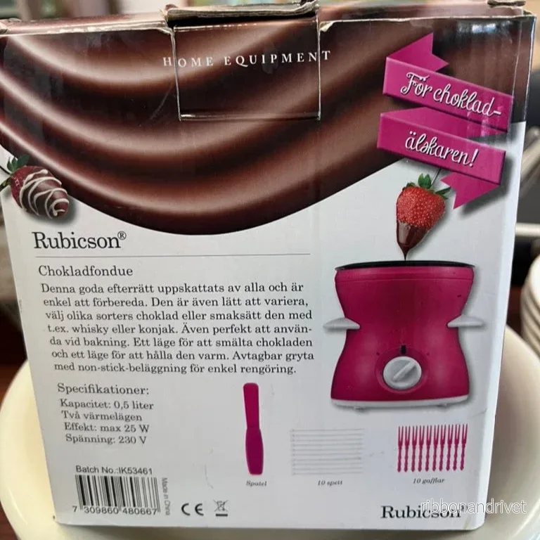 Chokladfondueset för ljuvlig dessertbuffé - Bild 3