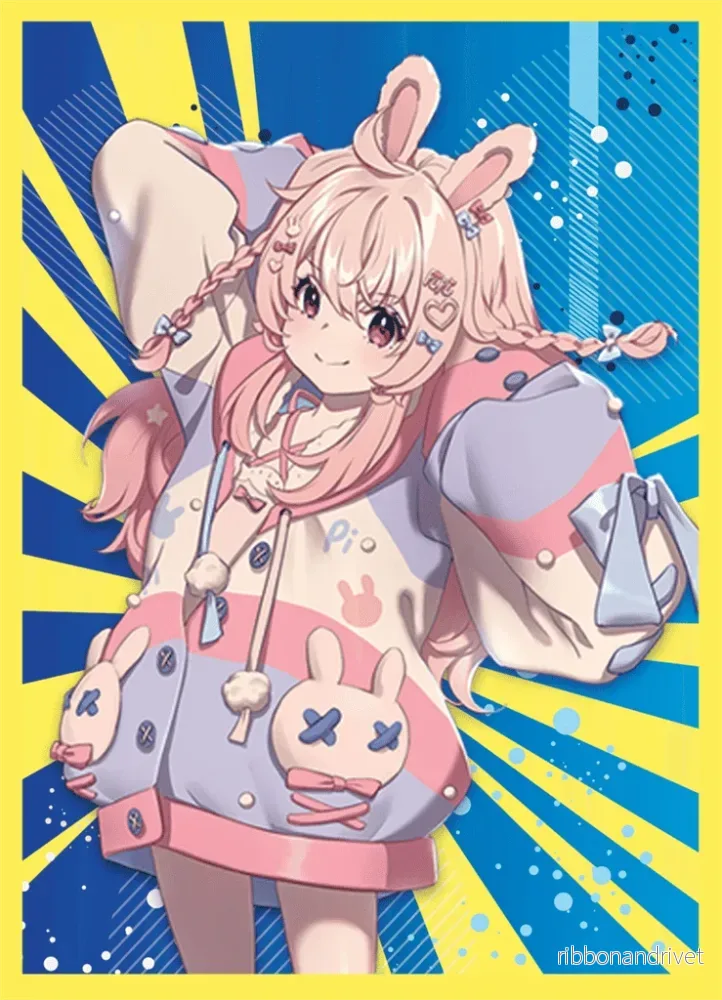 Oshi Push VTuber Kortspelsfodral Spelarens Val Pippa Sleeve Oshi Push VTuber Kortspelsfodral Spelarens Val Pippa Sleeve