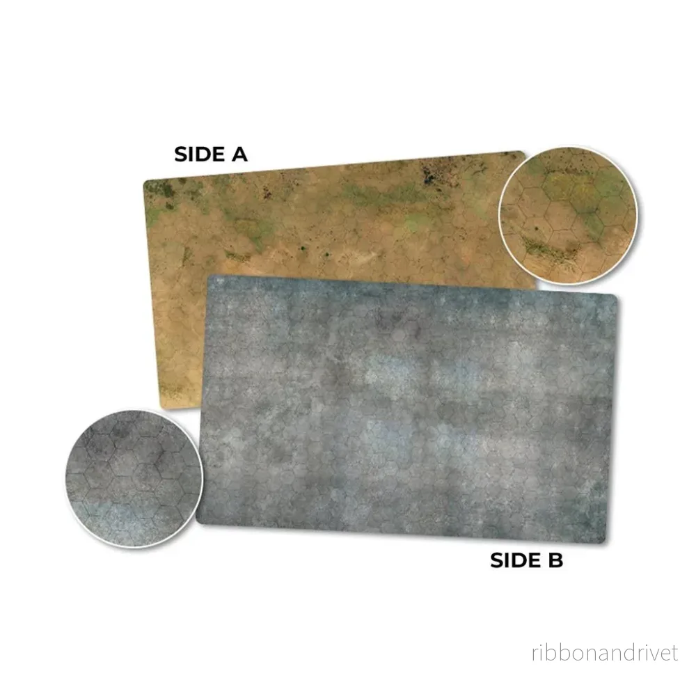 Game Mat 2 (Arid/Urban) – Dubbel Sidan Spelmatta