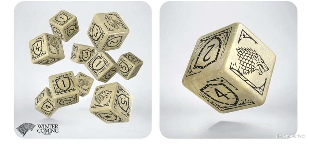 Game of Thrones. Stark 10xD6 Dice Set Game of Thrones. Stark 10xD6 Dice Set