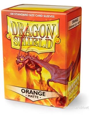 Dragon Shield Standard Sleeves - Matte Orange (100 Sleeves) - Bild 2