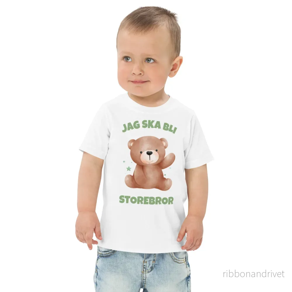 Jag ska bli storebror T-shirt - Nalle