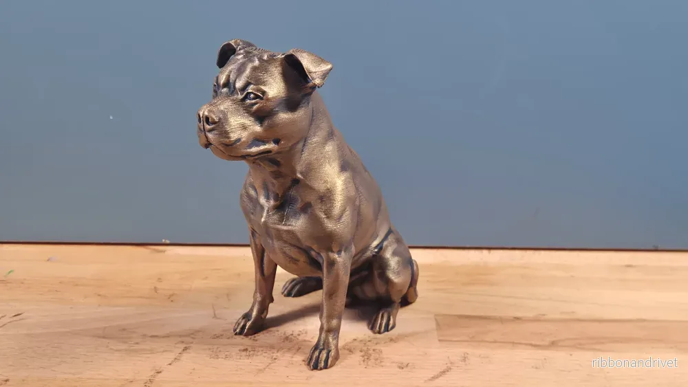 Staffordshire Bull Terrier - Hundfigur - Bild 3