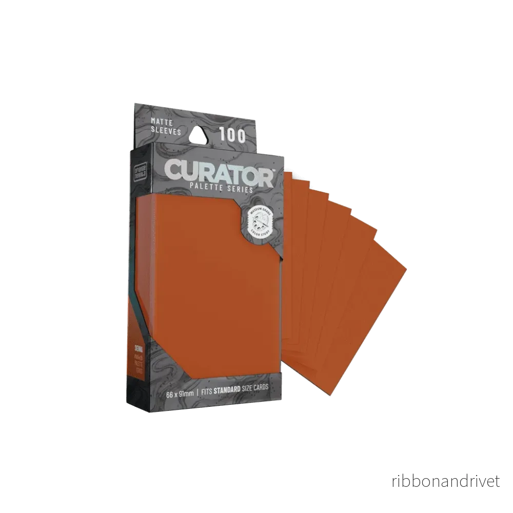 Curator Sleeves: Palette Series: Sienna Curator Sleeves: Palette Series: Sienna