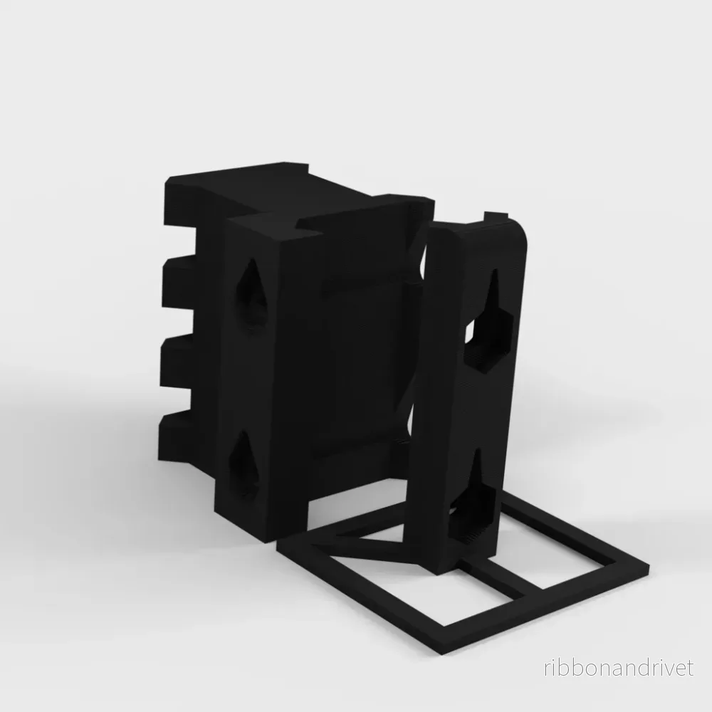 Picatinny riser 3/4 tum för airsoft