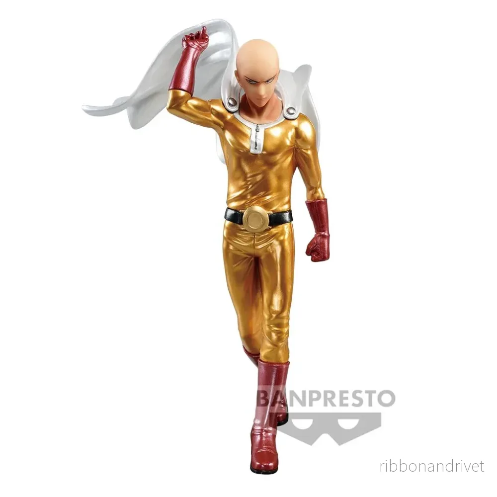One-Punch Man DXF Premium Figur – Saitama Metallic Färg