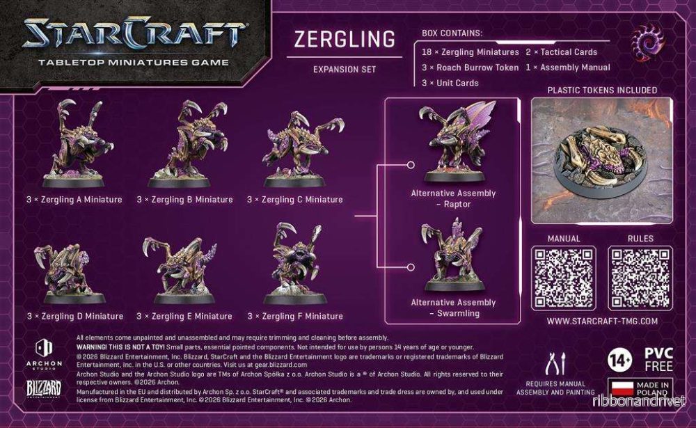 StarCraft® The Miniatures Game – Zergling Zerg Expansion Set – EN - Bild 2
