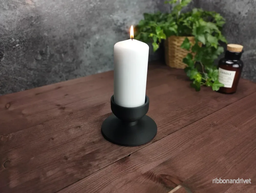 Minimalistisk ljusstake för 60 mmt ljus - Bild 3