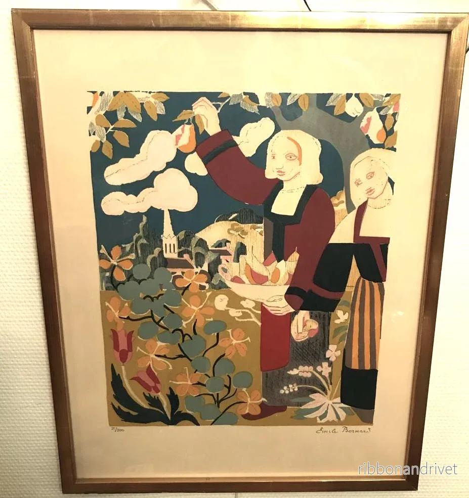 Fruktplockerskor av Émile Bernard - Bild 2