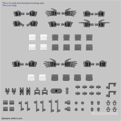 30MM 1/144 Alternativa Delar Set 12 (Handdelar / Multijoint) - Bild 2