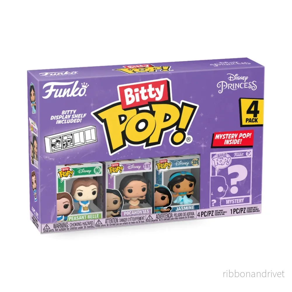 Funko Bitty POP Disney Princess Belle (3+1 Mystery Chase) Funko Bitty POP Disney Princess Belle (3+1 Mystery Chase)