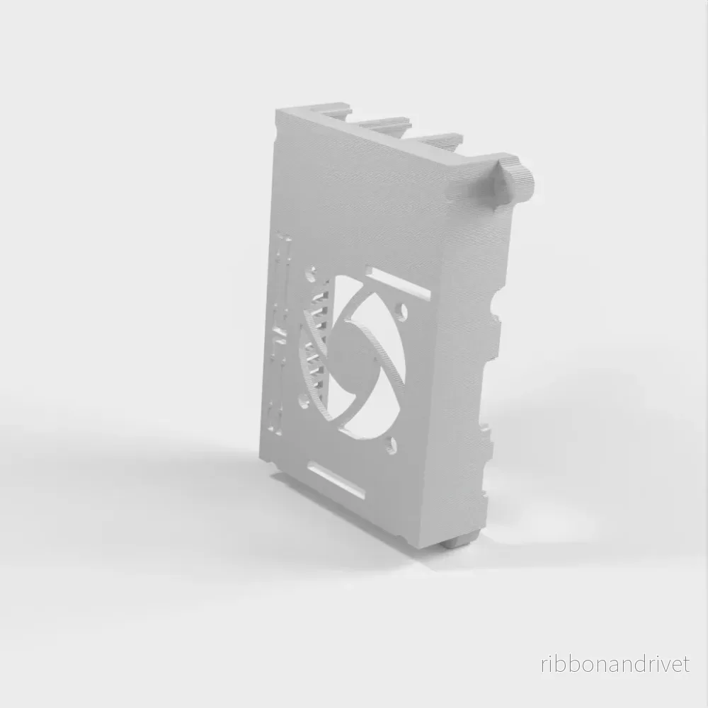 Raspberry Pi 3 - Skåp med toppfäste för fläkt - Bild 3