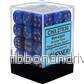 Chessex Signature 12mm d6 tärningar med pips - Vortex Blue - Bild 2