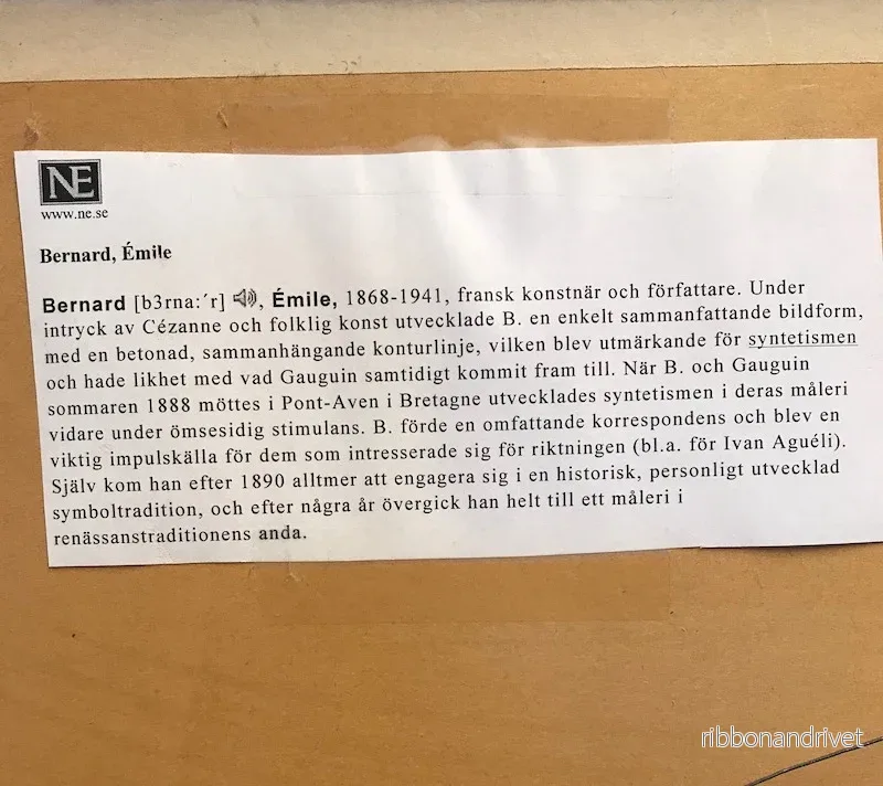 Fruktplockerskor av Émile Bernard - Bild 3