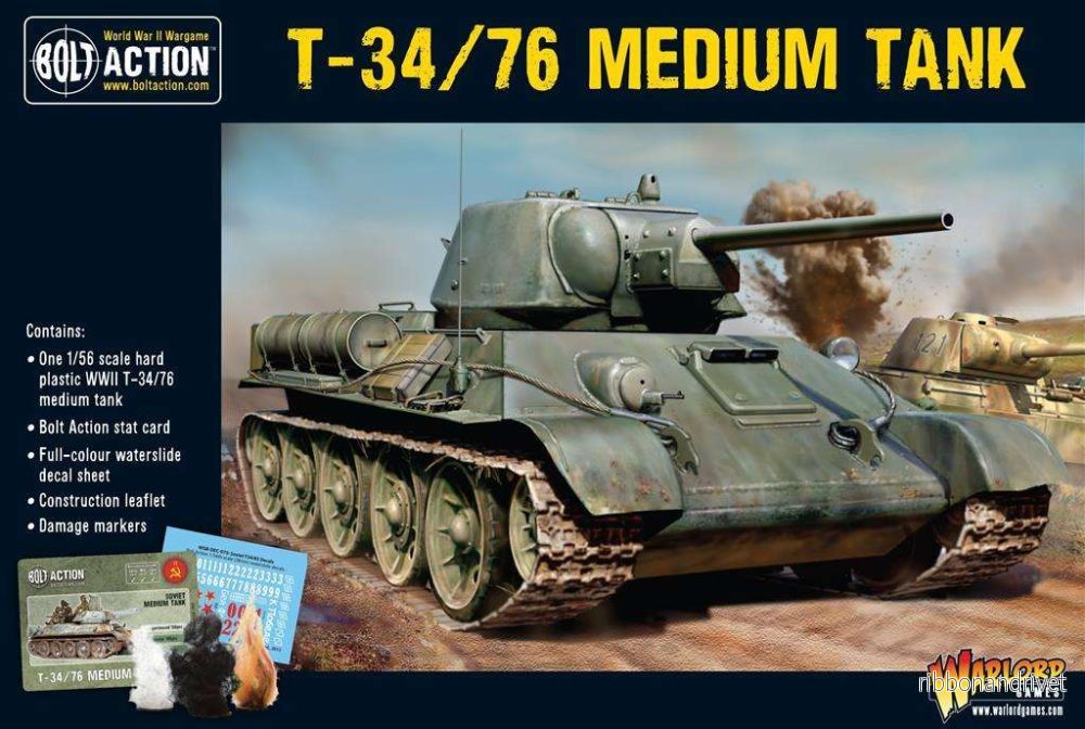 Bolt Action - T34/76 Medium Tank