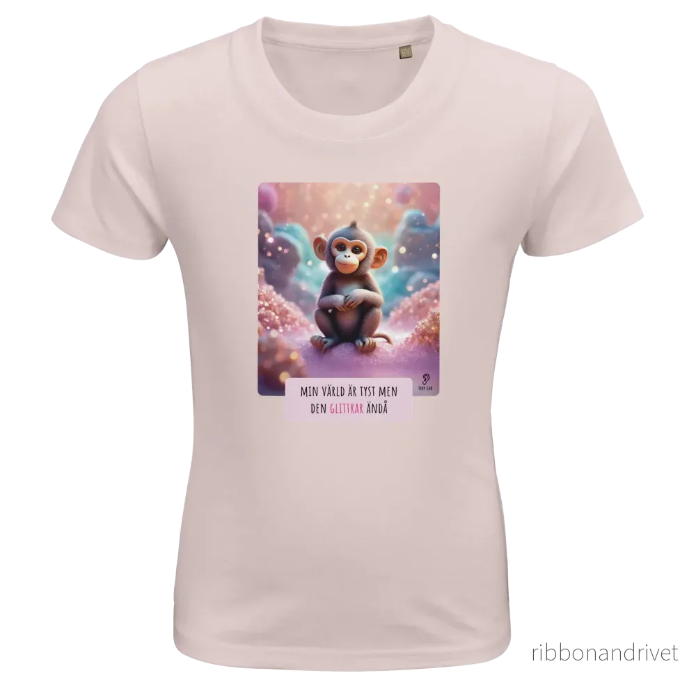 ECO Friendly T-shirt - Min värld är tyst men den glittrar ändå - Bild 2