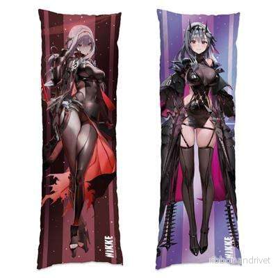 NIKKE: Segerkvinnan - Scarlet & Modernia - Dakimakura / Lång Kuddöverdrag - 150x50cm - Bild 2
