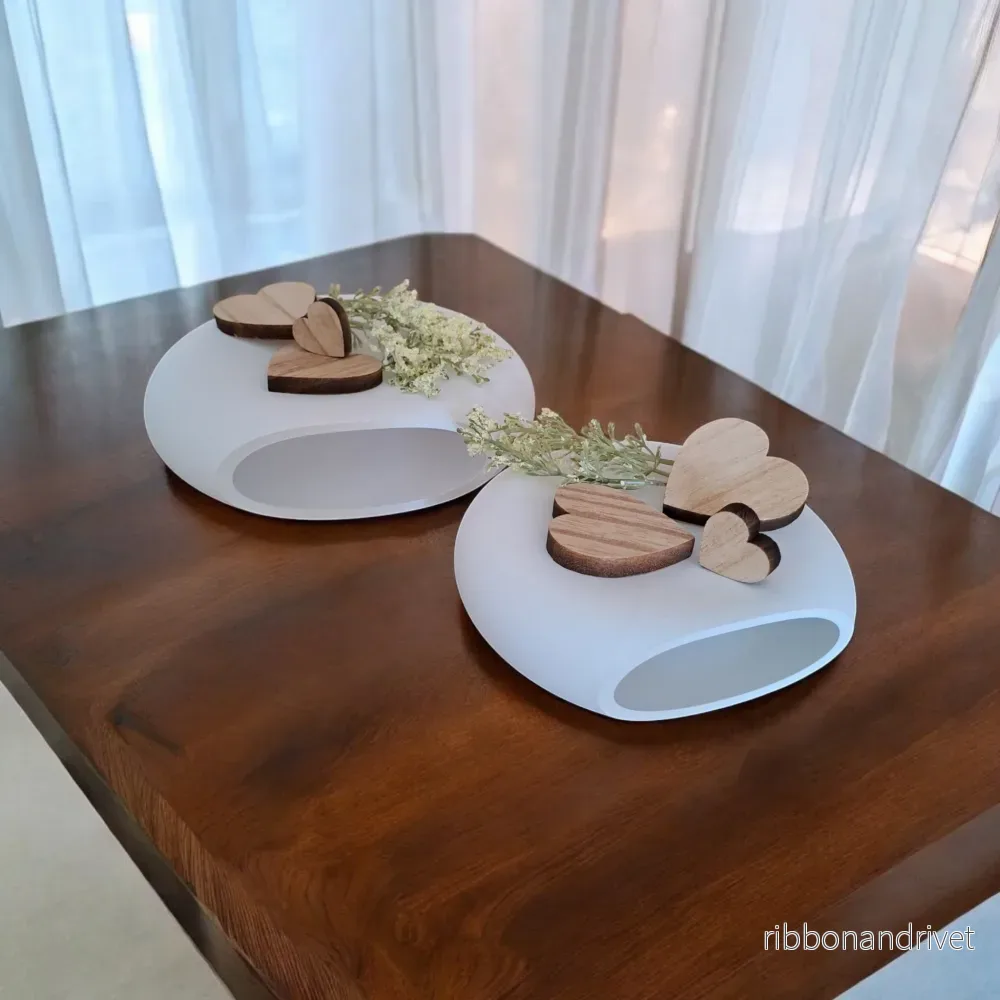 Dekorativ och praktisk bricka med flodstensdesign - Bild 2