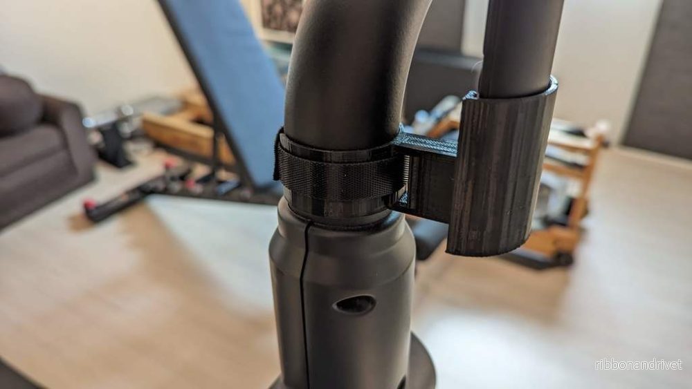 Fire TV Stick fjärrkontrollhållare för motionscykel med säker rem - Bild 3