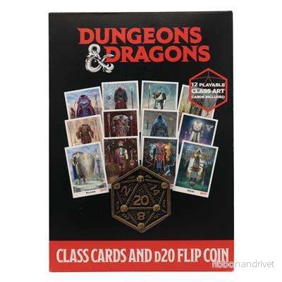 Dungeons & Dragons Klasskort och D20 Flip Coin Set - Bild 2