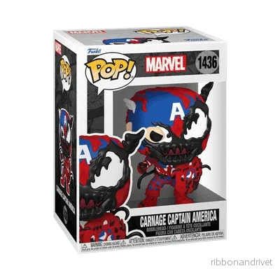 Funko POP Marvel: Carnageized – Captain America Funko POP Marvel: Carnageized – Captain America