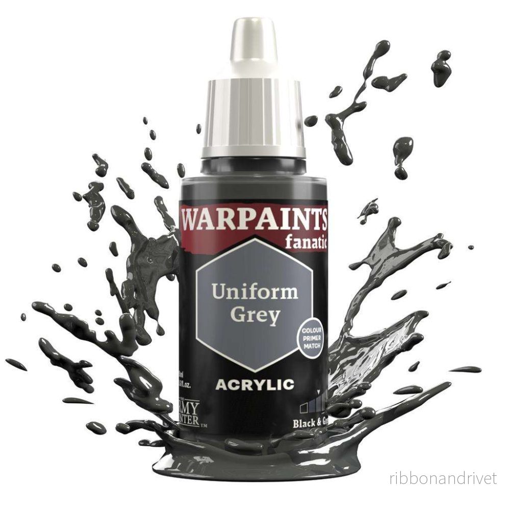 The Army Painter – Warpaints Fanatic: Uniform Grey The Army Painter – Warpaints Fanatic: Uniform Grey