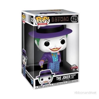 Funko POP Jumbo: Batman 1989 - Joker med Hatt (Exklusiv) - Bild 2