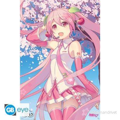 Hatsune Miku – Maxi Poster (91,5 x 61 cm) – Cherry Blossom Hatsune Miku – Maxi Poster (91,5 x 61 cm) – Cherry Blossom