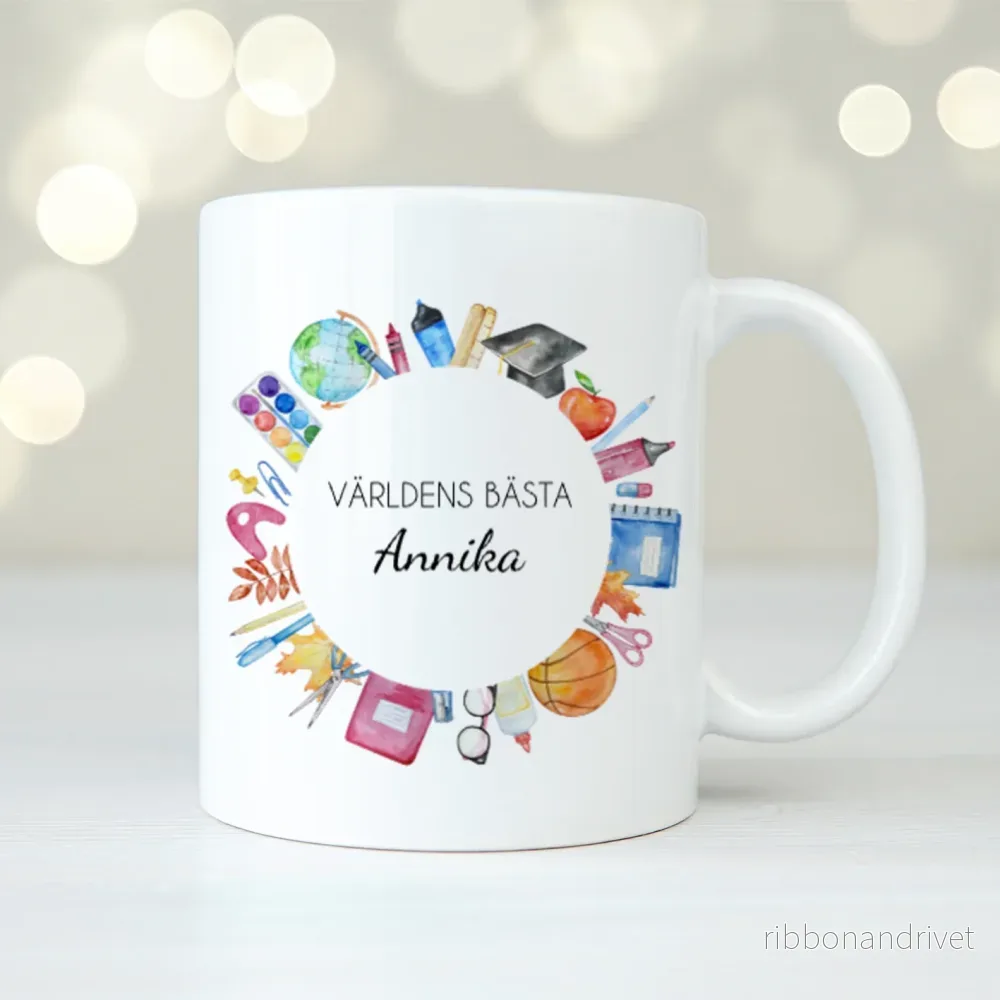 Läroring | Personlig mugg till fröken