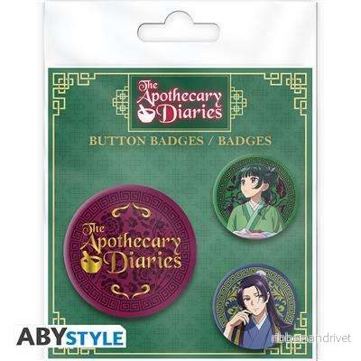 The Apothecary Diaries – Badgeset – Mao Mao, Jinshi & Logo - Bild 2